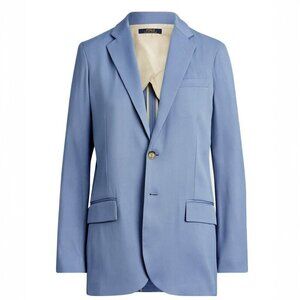 NWT Polo Ralph Lauren Blazer Sport Coat Jacket In Chanel Blue Women’s - Size 8